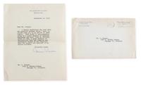 A Dean Archeson Signed Letter