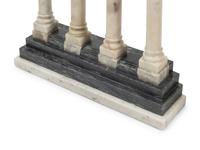 Five Grand Tour Style Marble Models of Ruins
