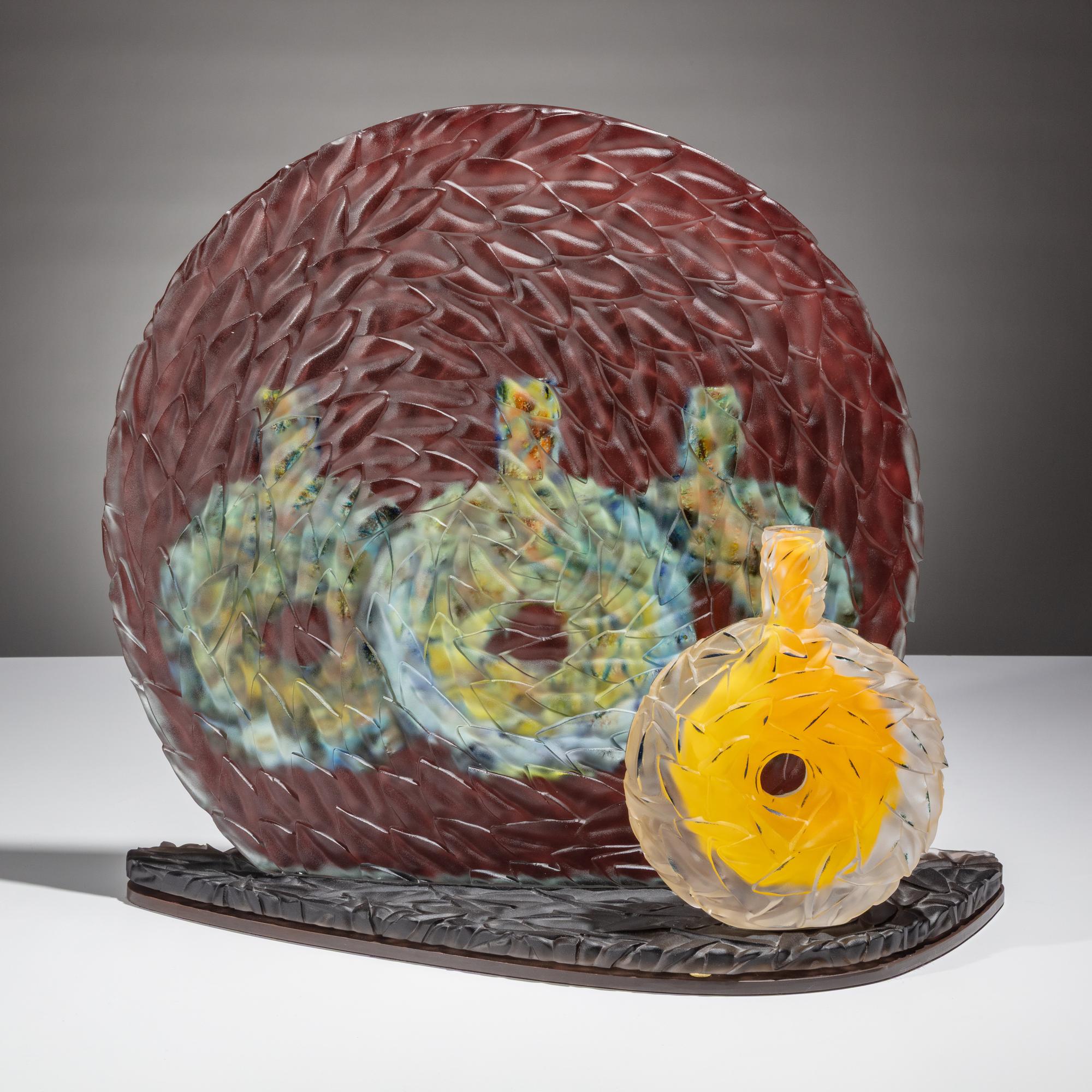 Judith La Scola (American, b. 1955) — Glass Bottle Sculpture