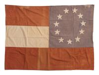 [CIVIL WAR]. Confederate “Stars and Bars” flag.