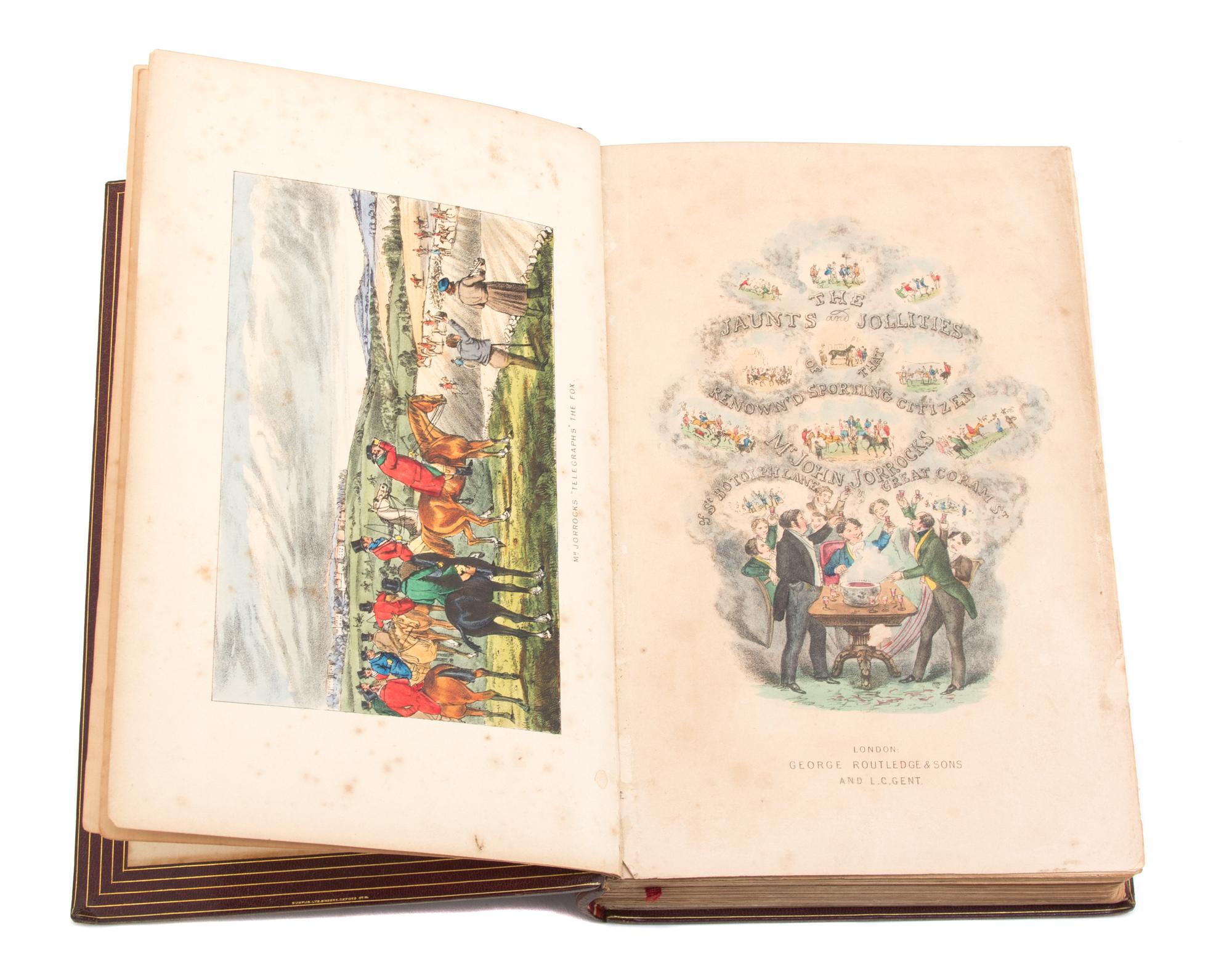 SURTEES, Robert (1805-1864). Jorrock's Jaunts and Jollities.