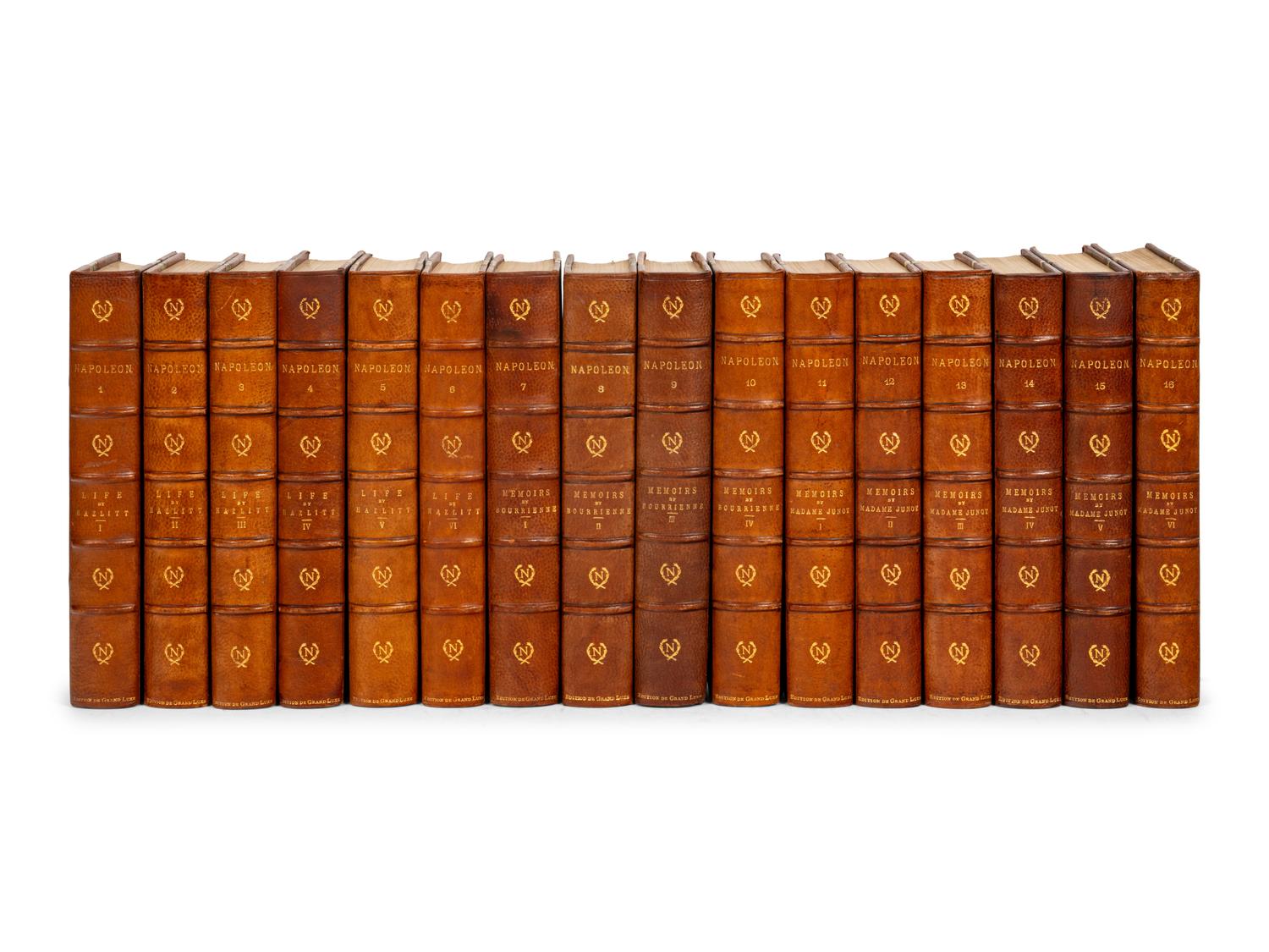 [NAPOLEON] -- HAZLITT, William. The Life of Napoleon Bonaparte . Paris & Boston: The Napoleon Society, 1895.