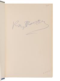BRADBURY, Ray (1920-2012). I Sing the Body Electric! New York: Alfred A. Knopf, 1969.