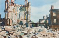 Ruins At Saint - Lô