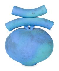 Blue Earthenware Vessel