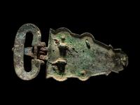 A Merovingian Bronze Belt Buckle