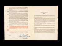 Red Schoendienst's 1945 Rookie St. Louis Cardinals Players Contract