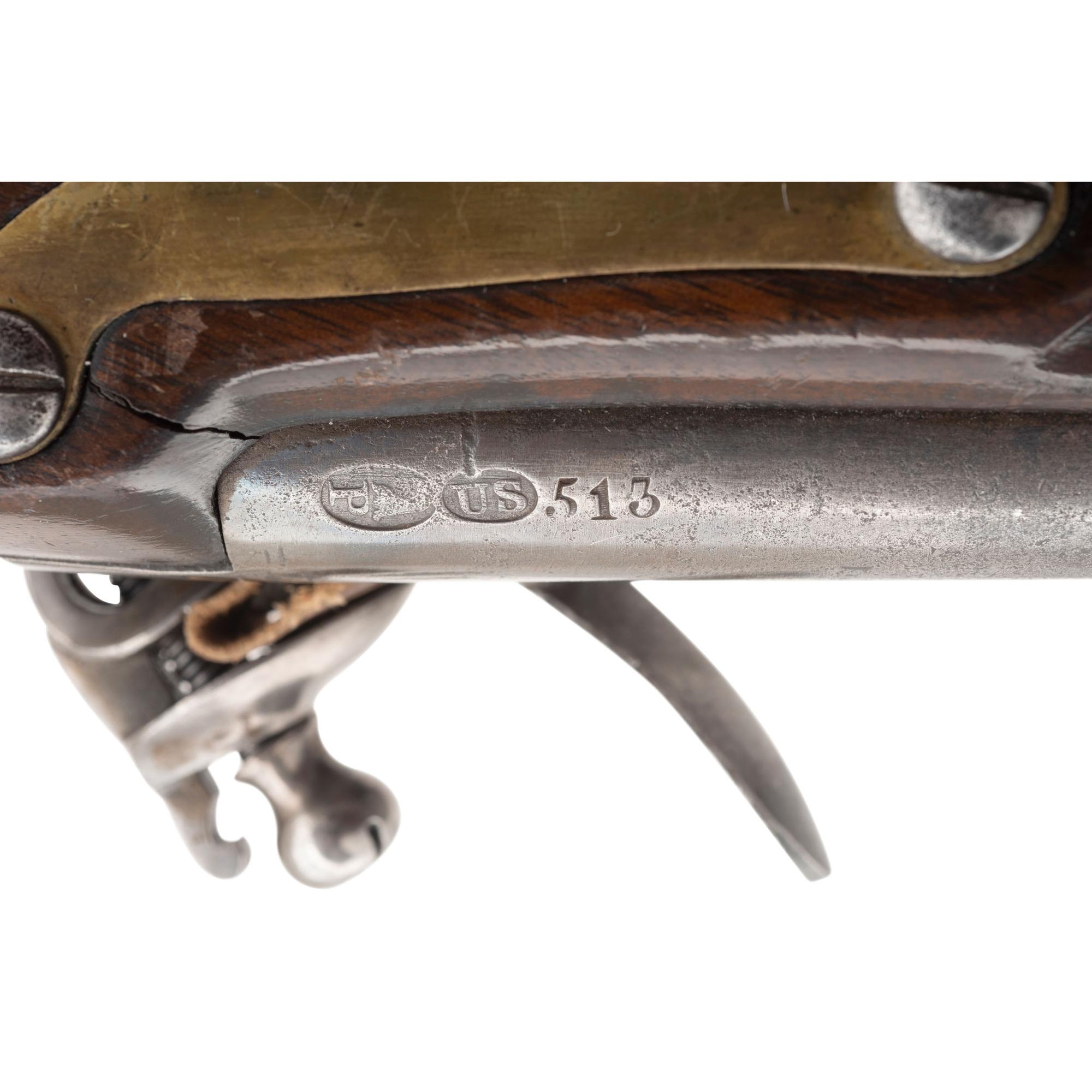 US Model 1803 Pistol by Harpers Ferry dated 1807.