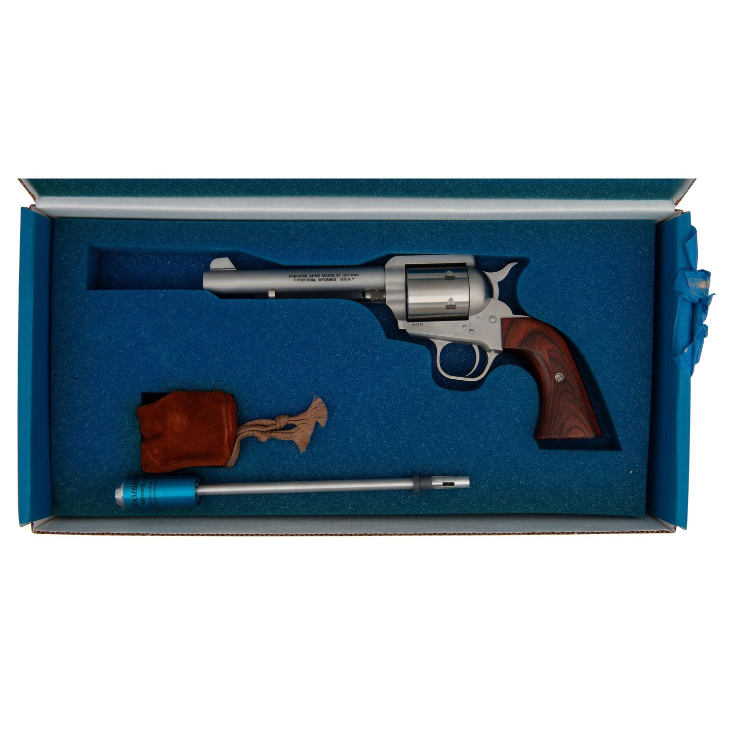 *Freedom Arms Model 97 .357 Magnum in Box with Accessories