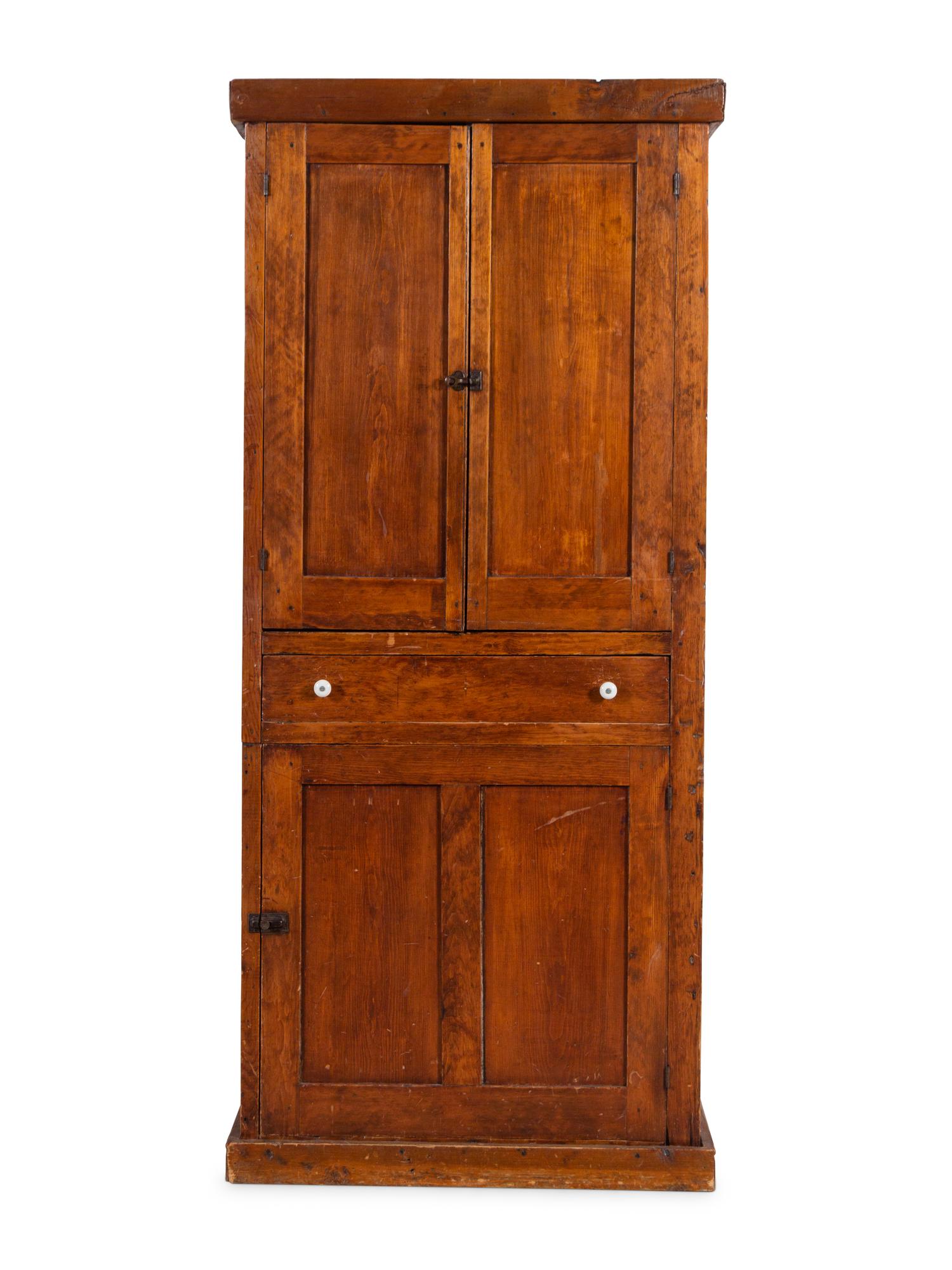 A Primitive Pine Cupboard