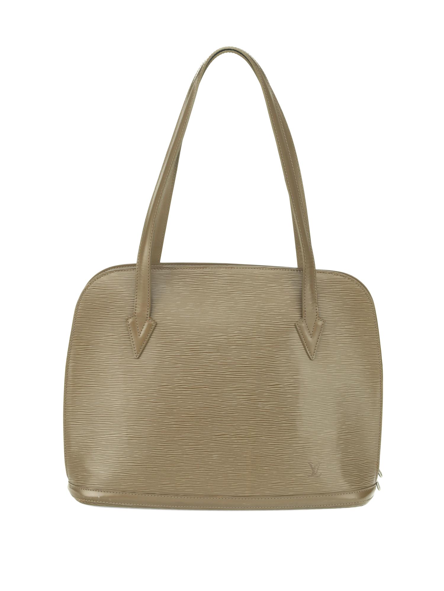 Louis Vuitton, Khaki Epi Leather Lussac Bag