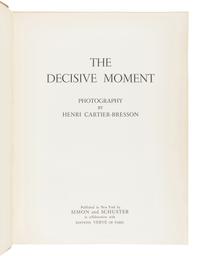 CARTIER-BRESSON, Henri (1908-2004). The Decisive Moment. New York: Simon and Schuster, 1952.