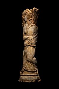 An Etruscan Bone Mirror Handle