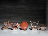Isleta Polychrome Figural Pottery