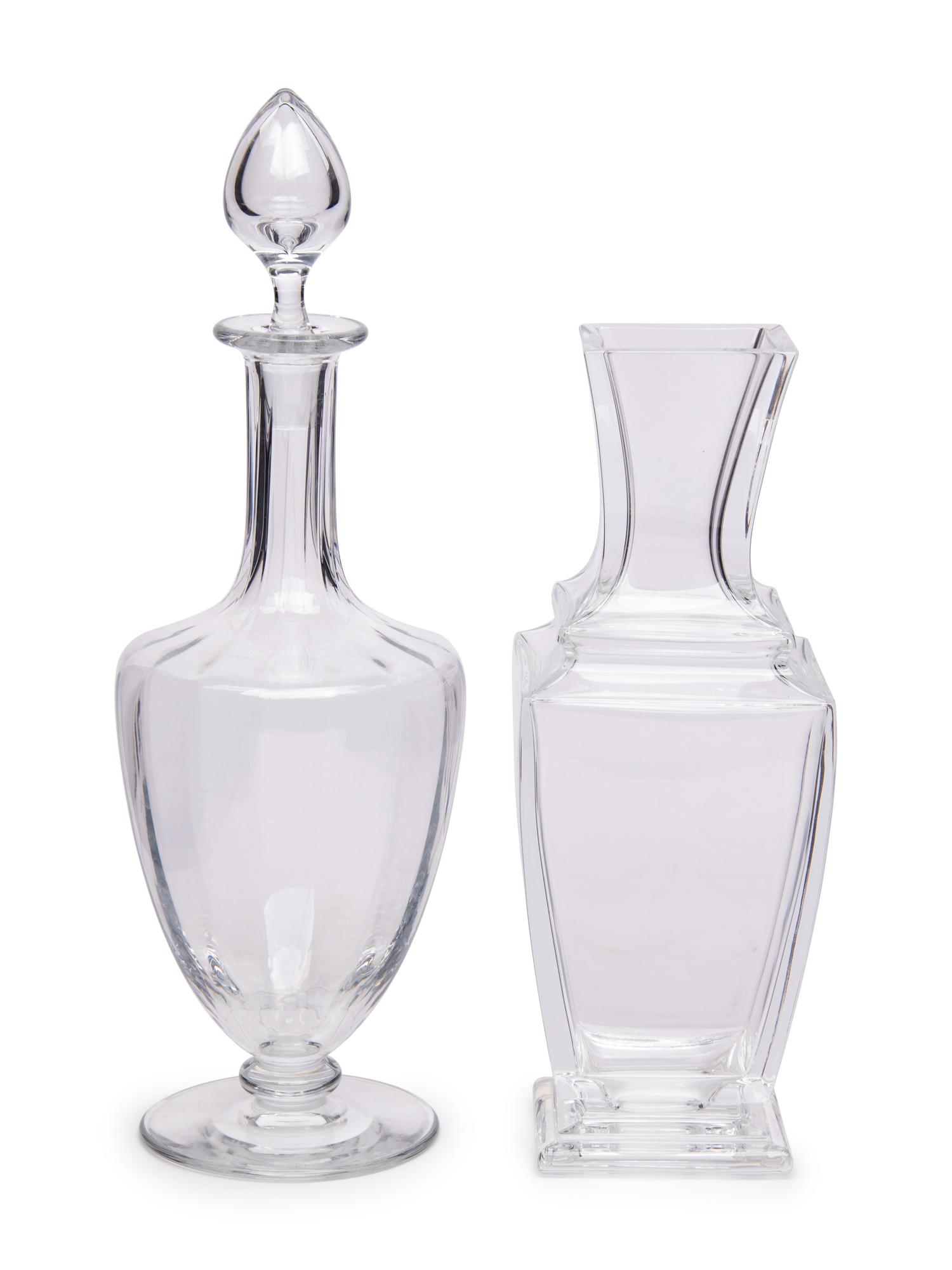 Two Baccarat Glass Articles