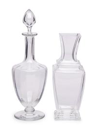 Two Baccarat Glass Articles
