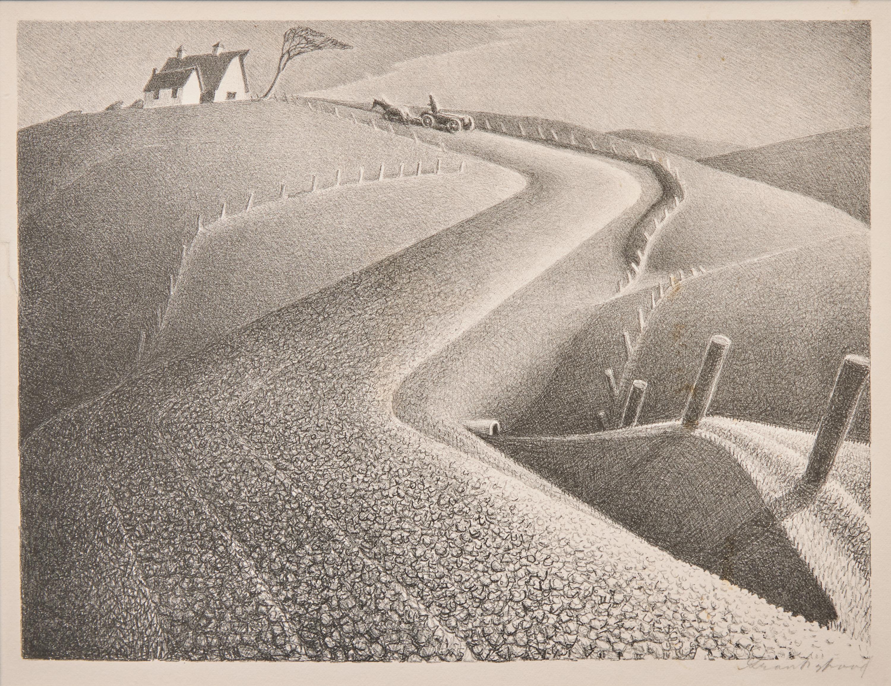 Grant Wood (American, 1891–1942) — March , 1939