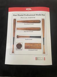 A 1958 Stan Musial Game Used Hillerich & Bradsby Bat PSA GU 8 - 3,000 Hit Season