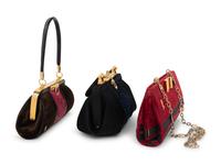 Three Roberta di Camerino Velvet Hand Bags, 1970s