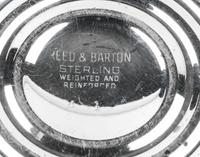 A Set of Eight American Silver Weighted Casters