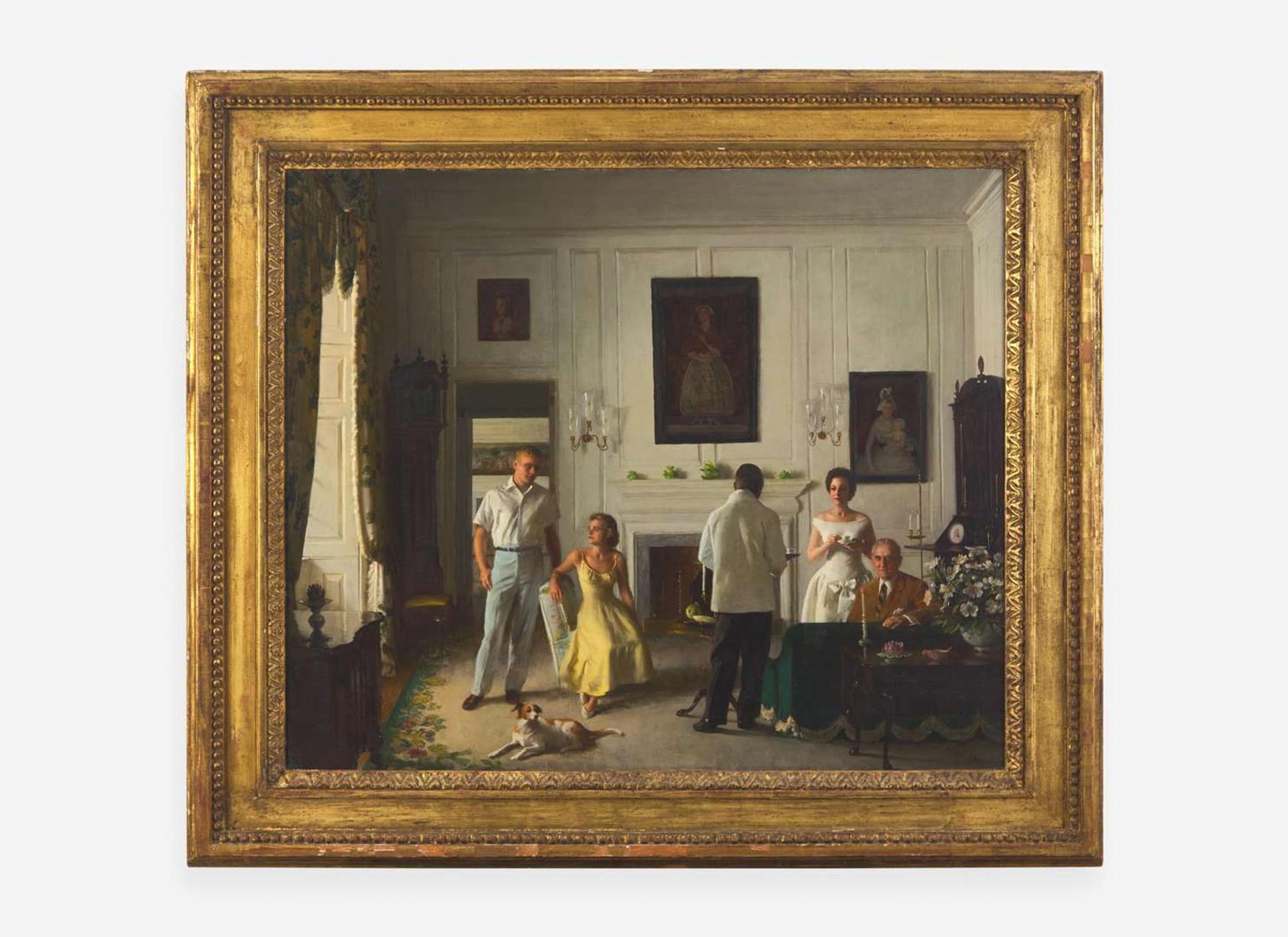 John Koch (American, 1909-1978) - Garbisch Family Portrait (Version I)