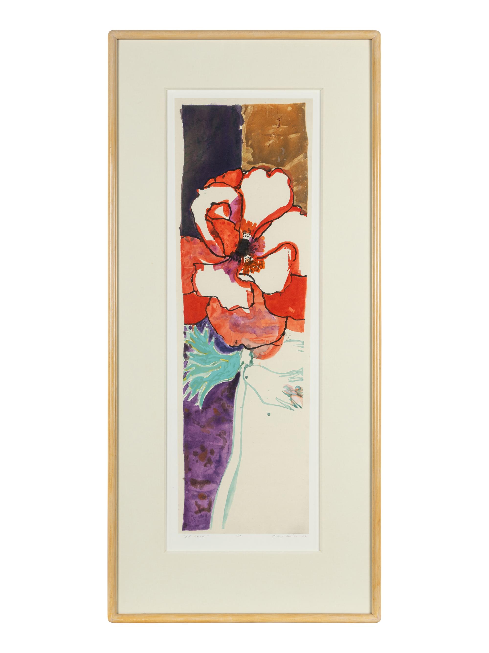 Red Anemone , 1989