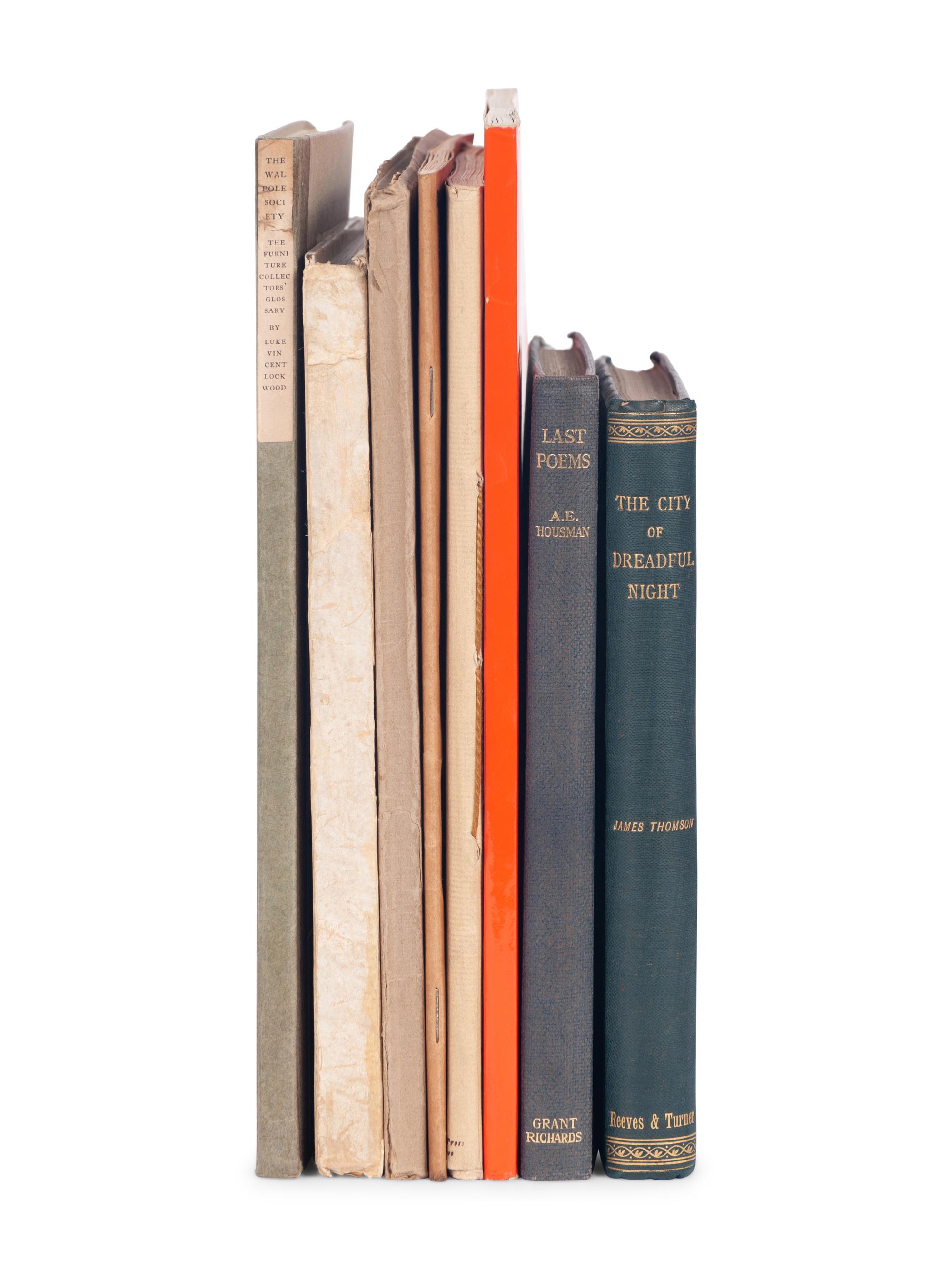 [LITERATURE]. A group of 8 works, including: