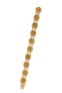 CASTELLANI, YELLOW GOLD BRACELET