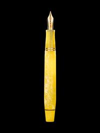 Conway Stewart: Churchill-Yellow Limited Edition Fountain Pen and Ink Set