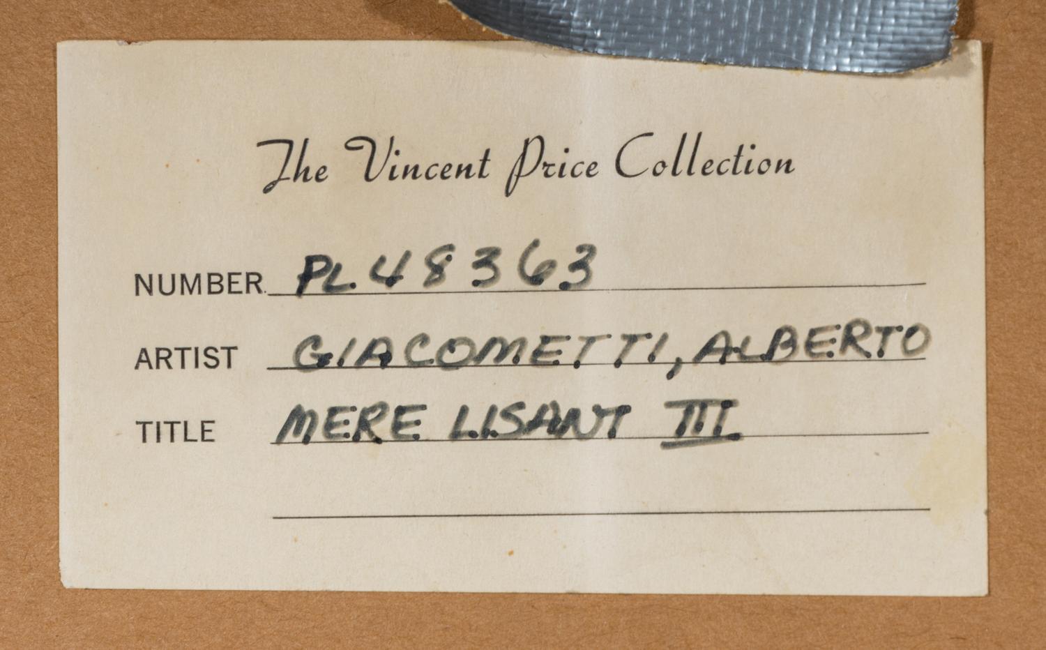 La Mère de l'artiste lisant sous la lampe à Stampa III, 1963