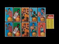 A Group of 200 1970-71 Topps Basketball Cards Including Hall of Famers and Rookies,