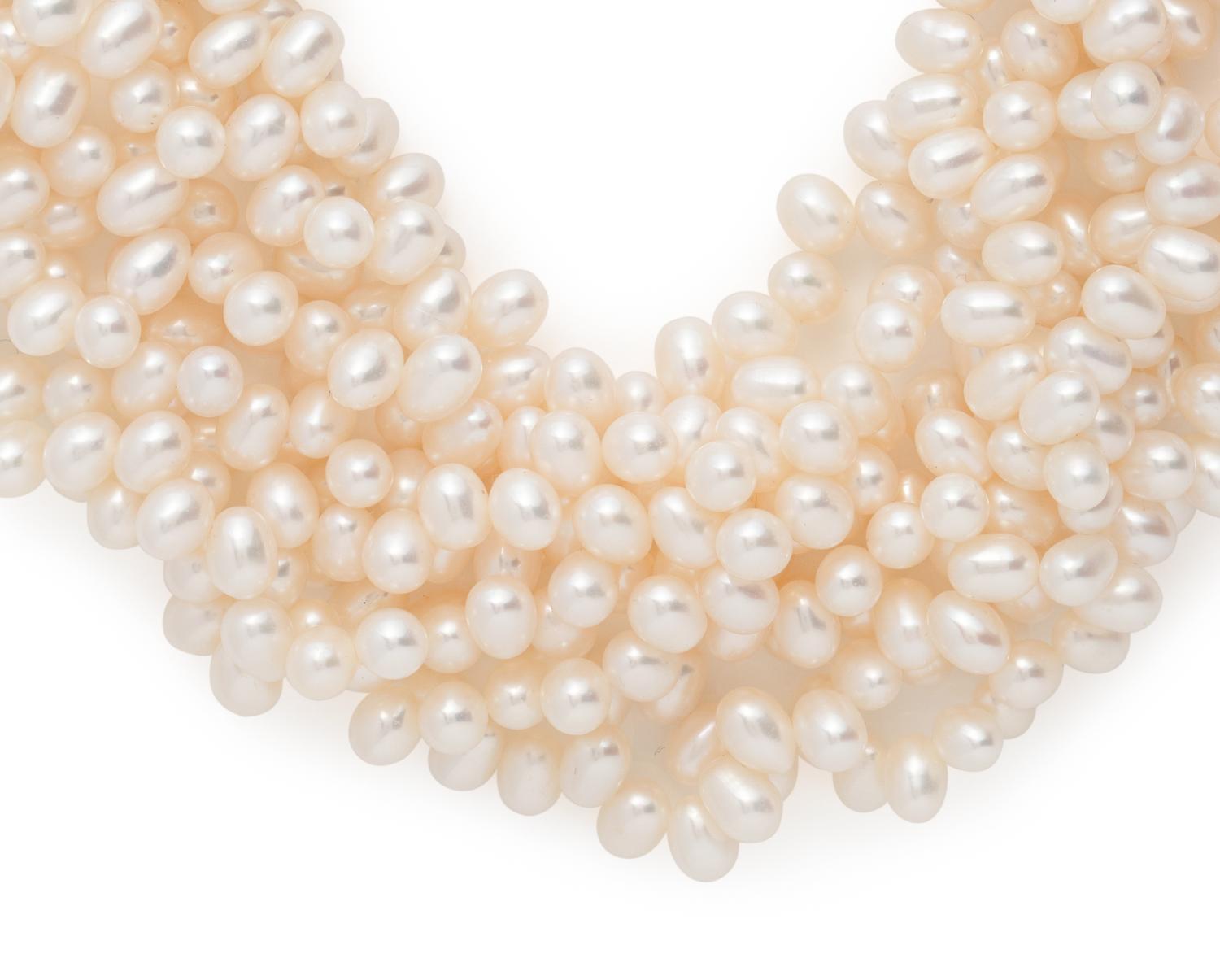 TIFFANY & CO., PALOMA PICASSO, CULTURED PEARL TORSADE NECKLACE