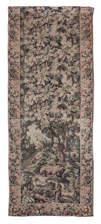 A French/Belgian Woven Tapestry 109 x 47 inches. — 19TH CENTURY