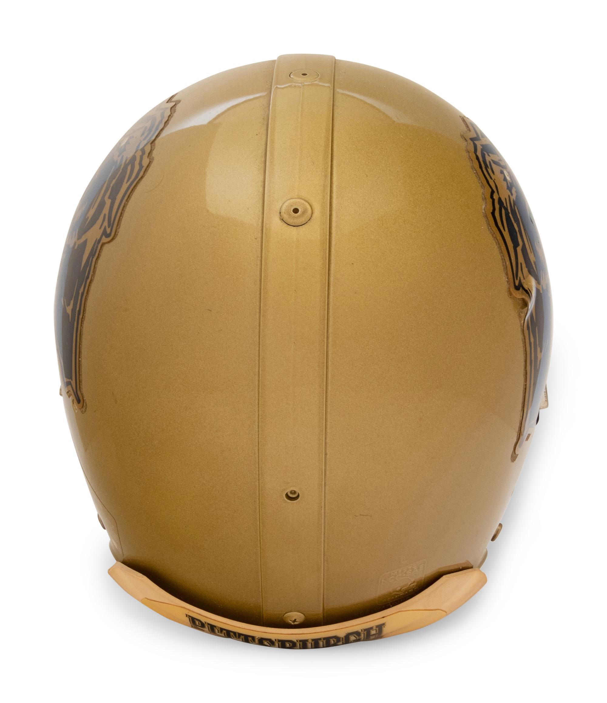 A University of Pittsburgh Riddell Football Helmet Formerly Displayed at Mike Ditka's Restaurant