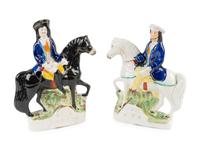 A Pair of Staffordshire Figures, Tom King and Dick Turpin — 19TH CENTURY