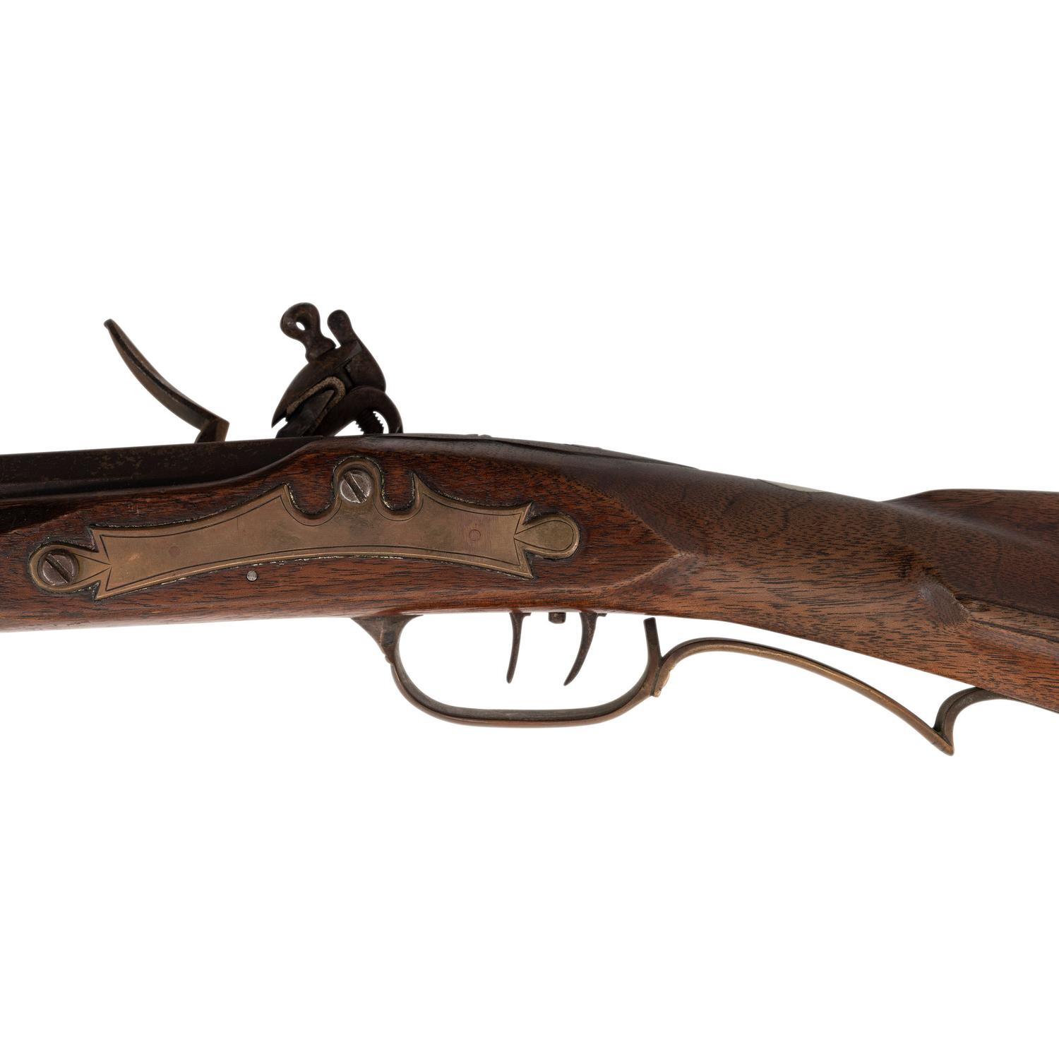 Early 19th Century Fullstock Flintlock Rifle Attributed to "G. Beighey"