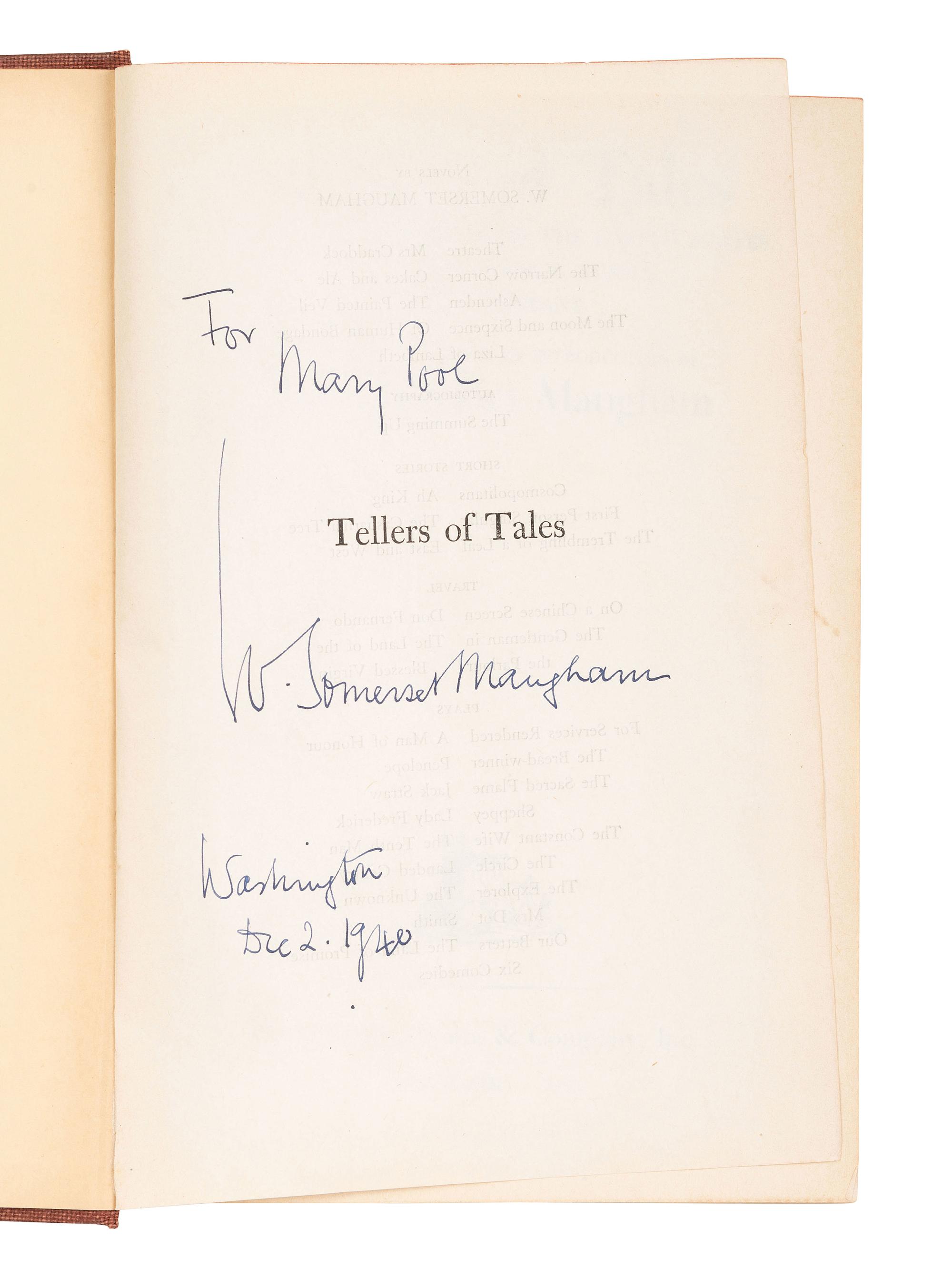 [AUTOGRAPHS]. A collection of autographs of military figures, authors, and other personalities.