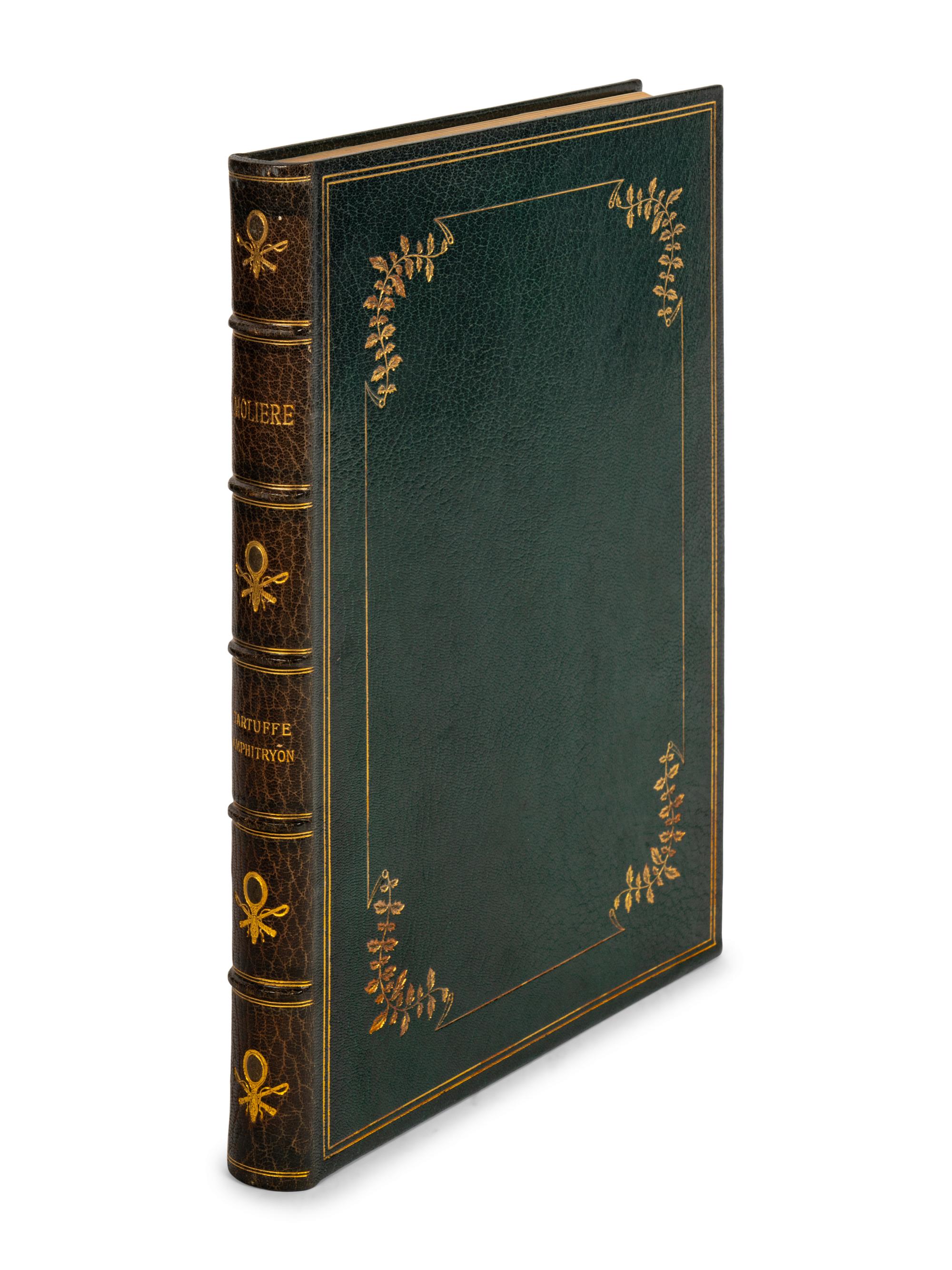 MOLIÈRE, Jean-Baptiste Poqueulin de. The Works . Paris & Philadelphia: George Barrie & Sons, ca 20th century.