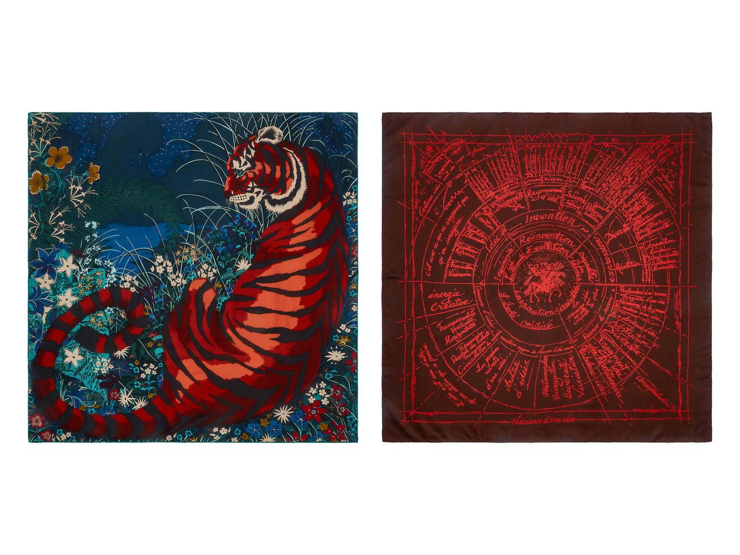 Two Hermès Scarves