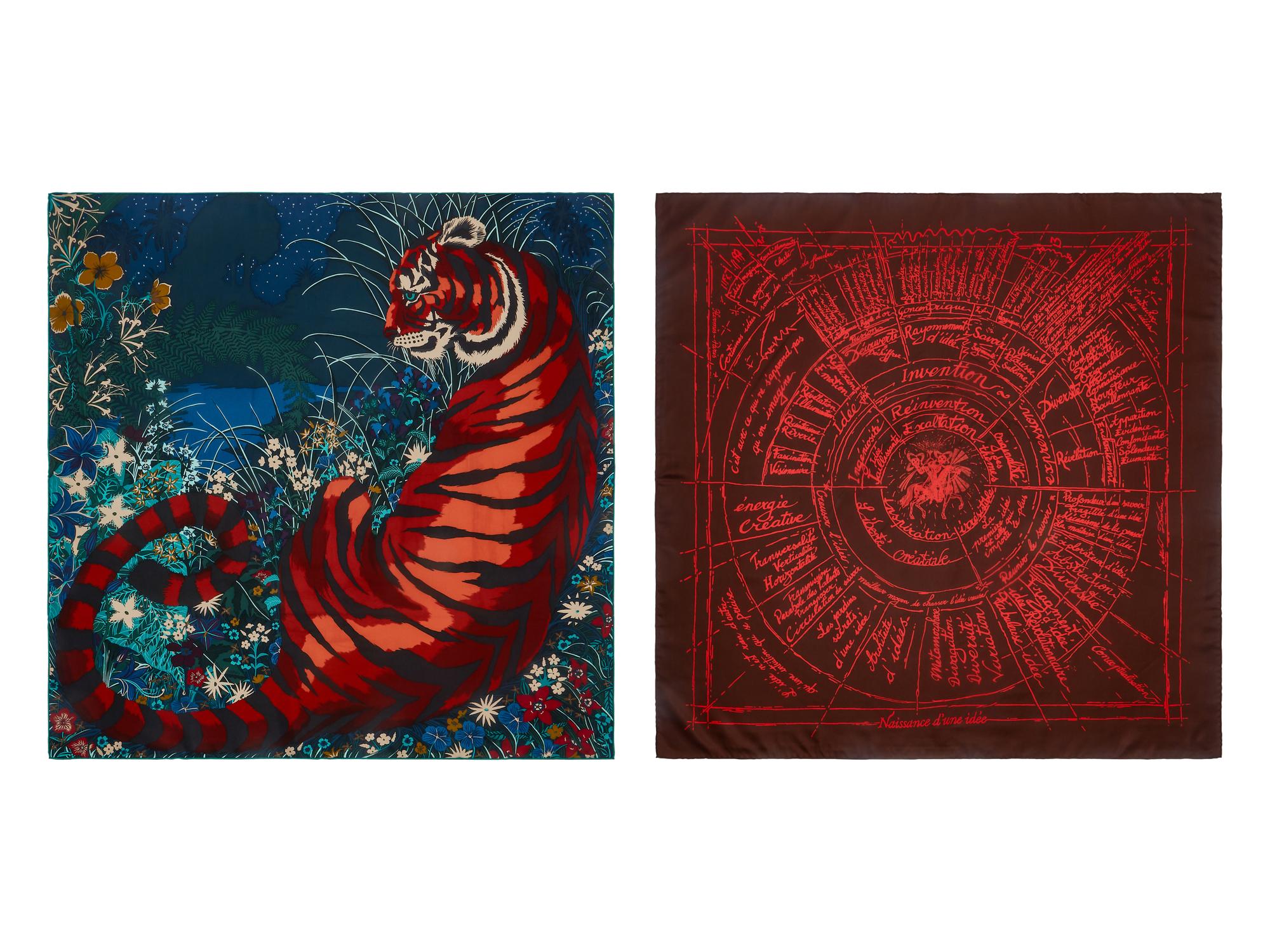 Two Hermès Scarves