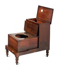 A Set of English Mahogany Bed Steps