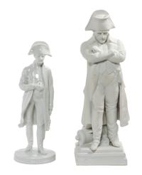 A German Blanc de Chine Figure of Napoleon Height of first 8 1/4 inches. — 20TH CENTURY