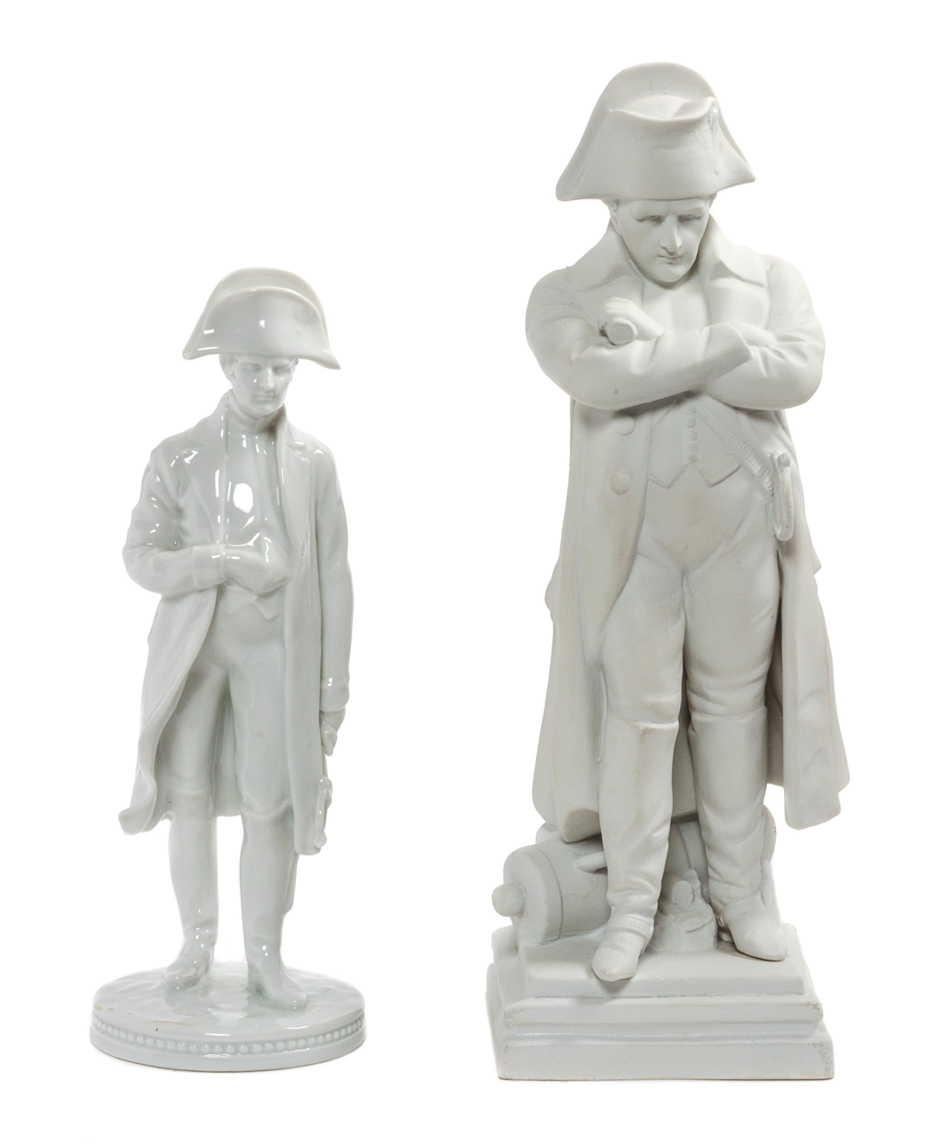 A German Blanc de Chine Figure of Napoleon Height of first 8 1/4 inches. — 20TH CENTURY