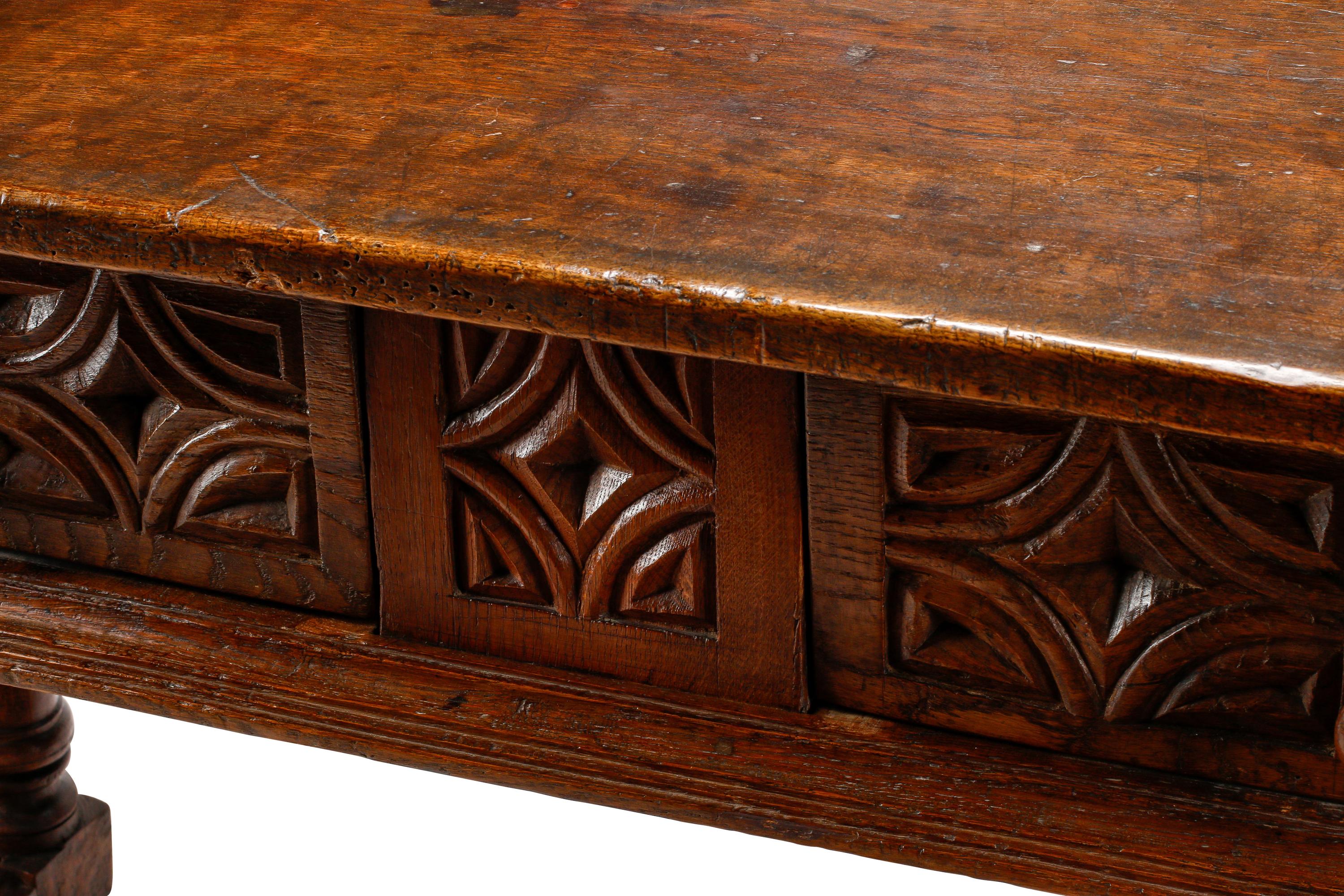 A Spanish Provincial Oak Table