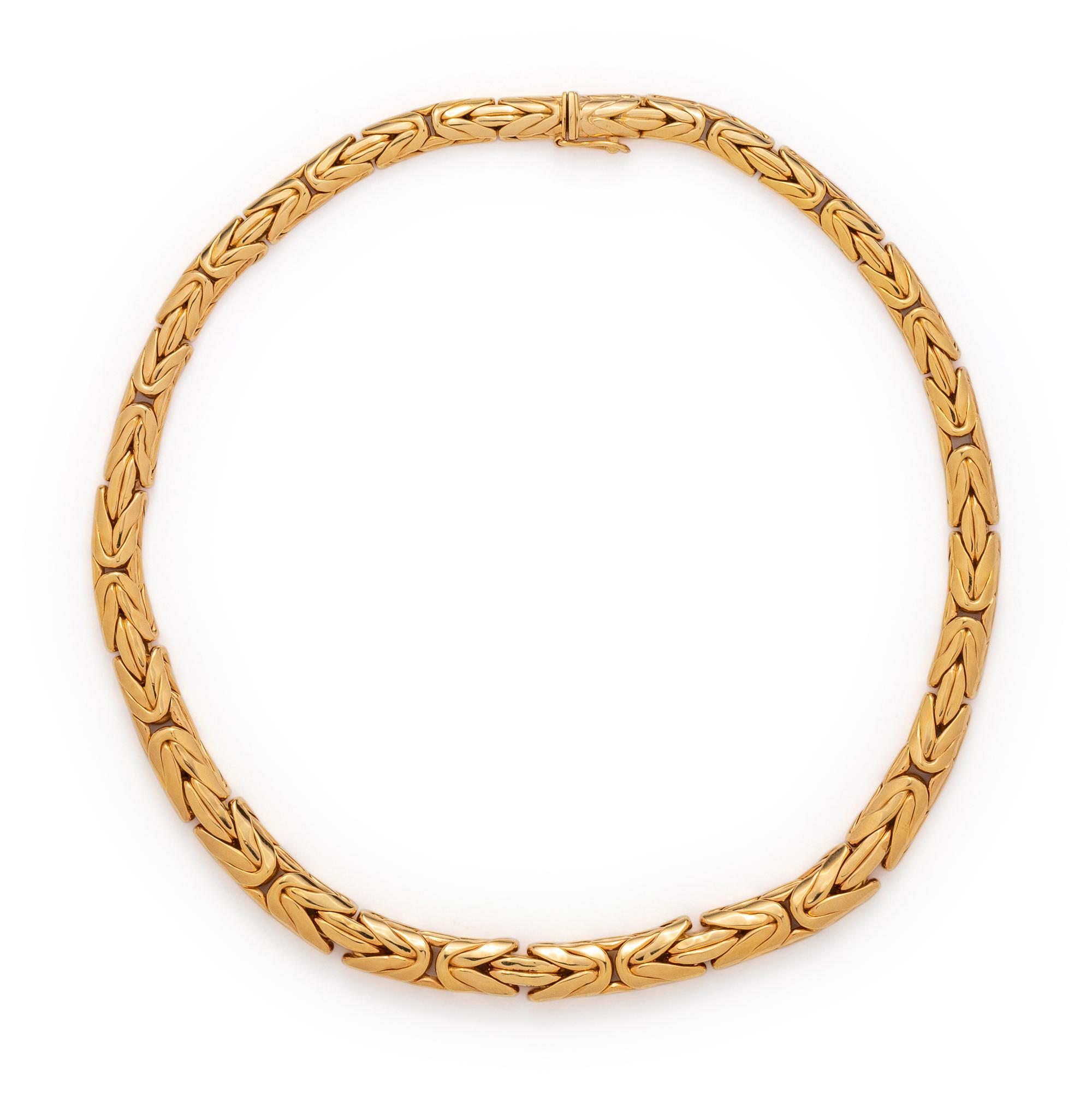 YELLOW GOLD NECKLACE