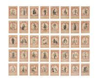 DICKENS, Charles (1812-1870). A playing card game entitled, “Characters of Charles Dickens”. [London: Jacques & Son, ca 1880].