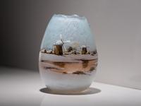 Dutch Winter Scene Broken Egg
