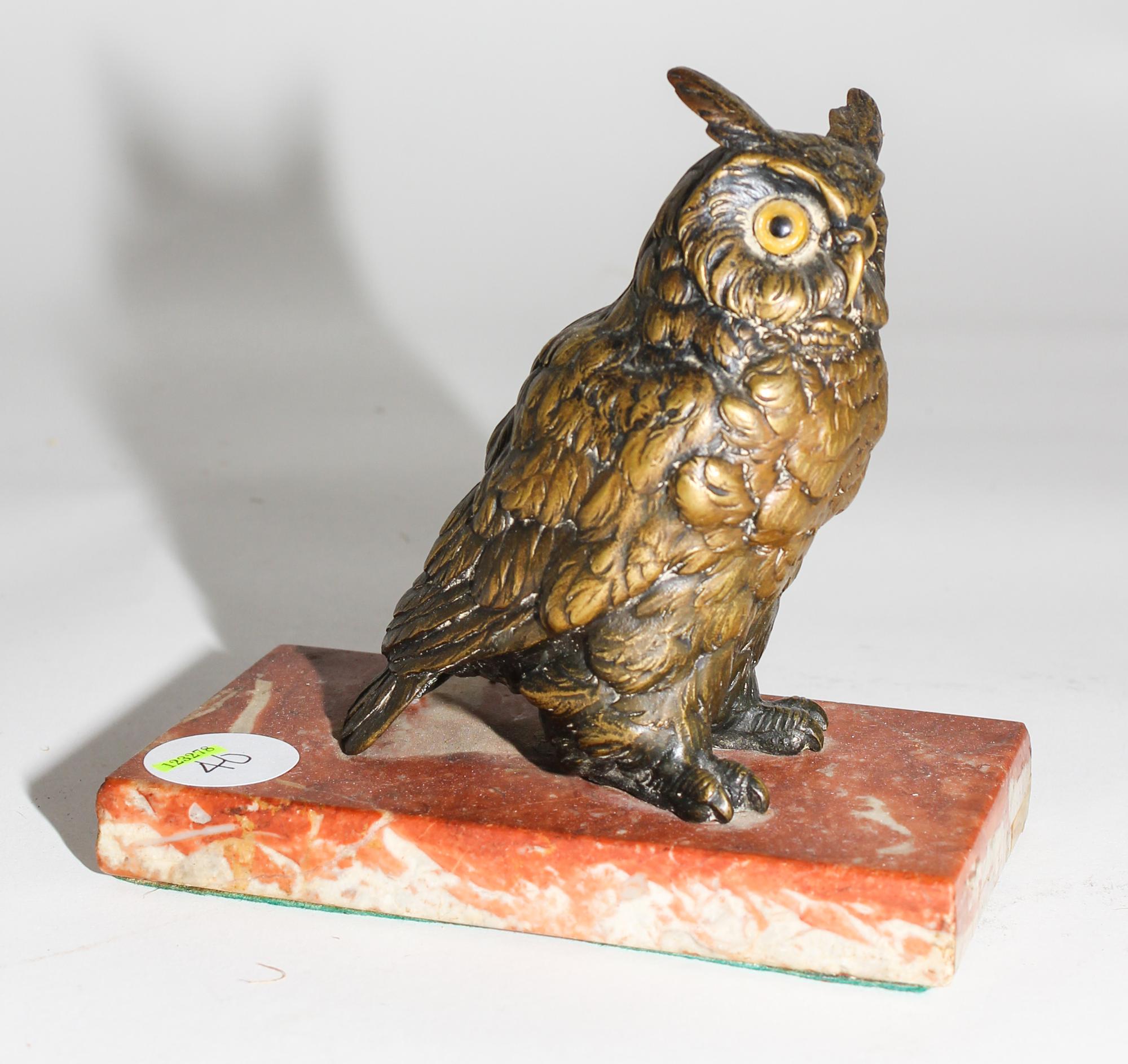 A Continental Bronze Figure Height 4 1/2 inches. — 19TH/20TH CENTURY