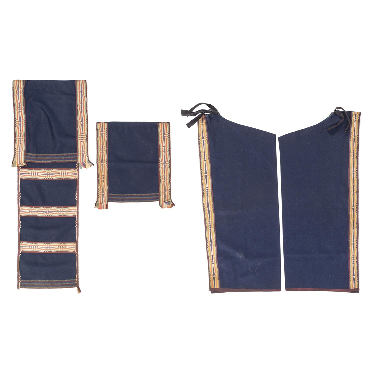 Osage Ribbonwork Leggings and Breechcloth