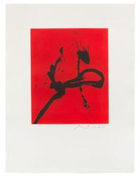 Robert Motherwell, (American, 1915-1991), Gesture IV (State I), 1976-77